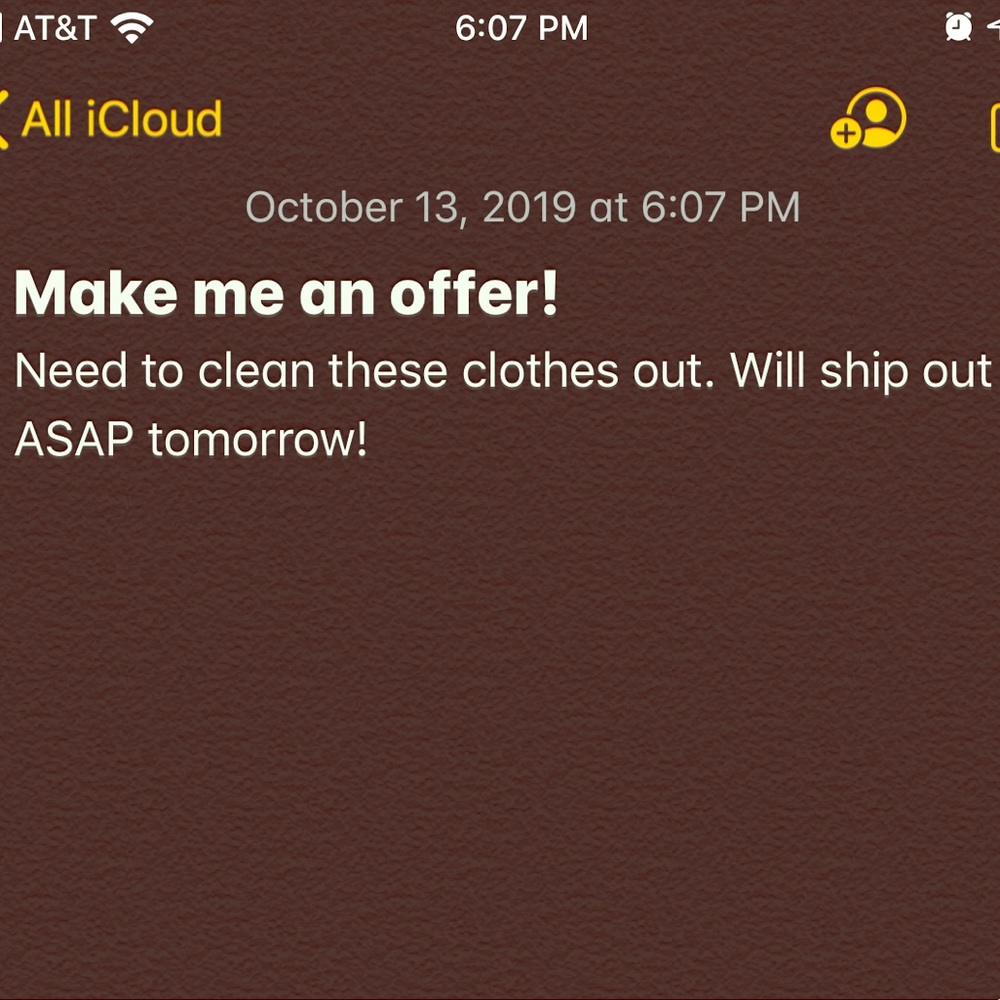 Dresses and baby clothes